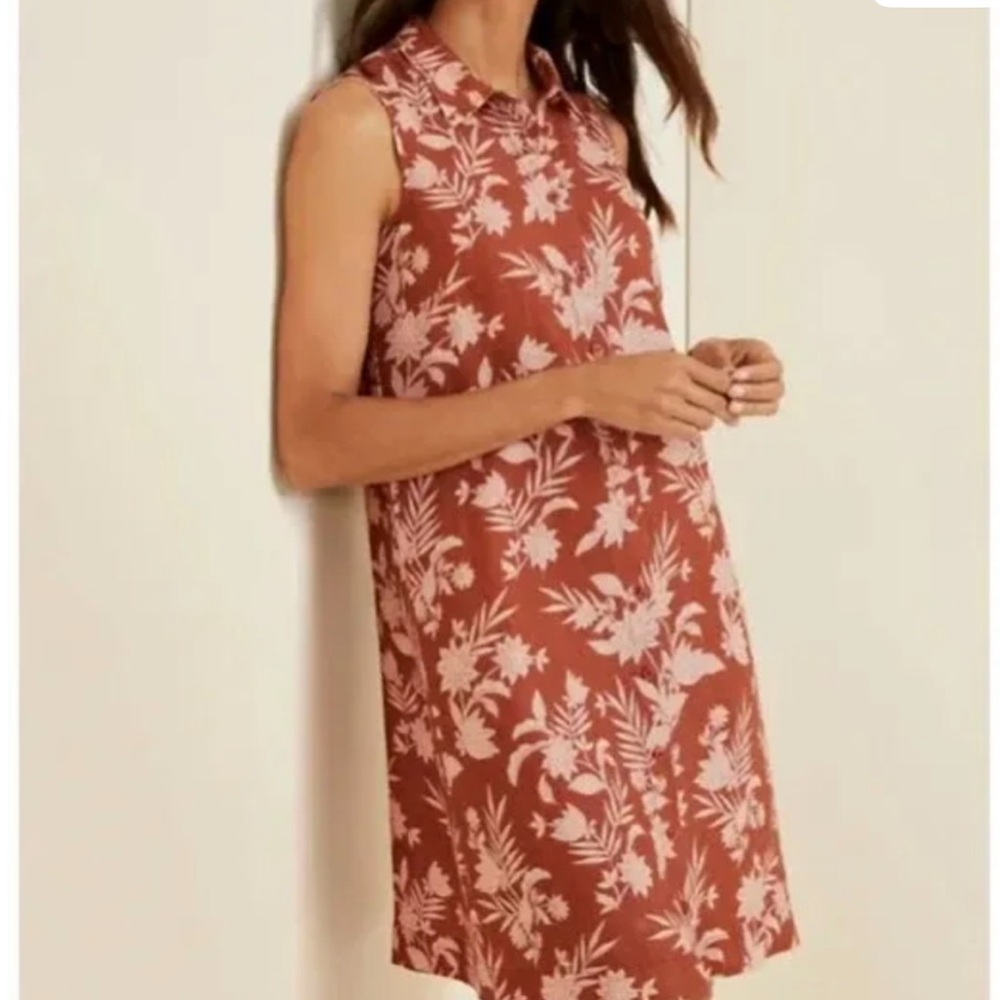 Garnet Hill Linen Shirt Dress